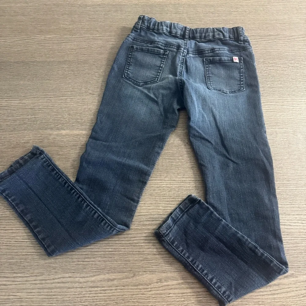 Gymboree Girls Jeans Super Skinny Size 12 Adjustable Waist Blue Denim